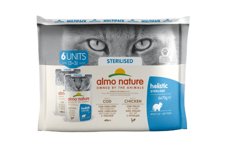 Almo Nature Sterilised 6-pack (-36%)