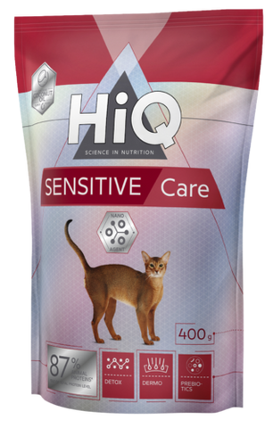 HiQ Kissa Adult Sensitive Care 400 g (-37-58%)