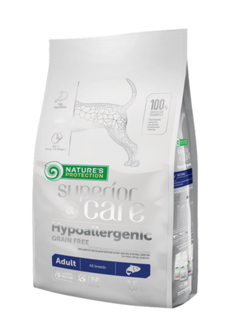 NP Superior Care Hypoallergenic Salmon Adult 1,5 kg (-13%)
