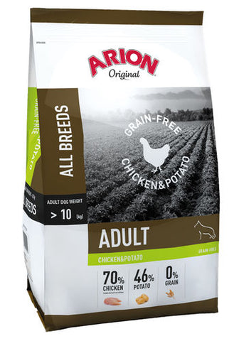 Arion Original Grain-Free Kana & Peruna 2*12 kg TUPLA (-10€)