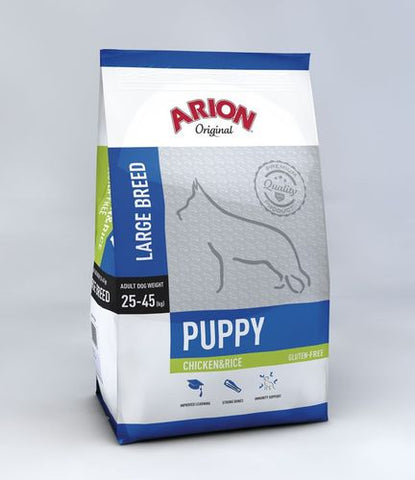 Arion Original Puppy Large Breed Kana & Riisi 12 kg (-20%)