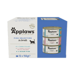 Applaws Kissa Kala Lajitelma Säästökoko 156 g 12-pack (-27%)
