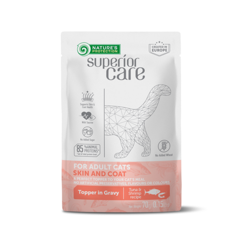 NP Superior Care Cat Hair & Skin Tonnikala & Katkarapu 70 g