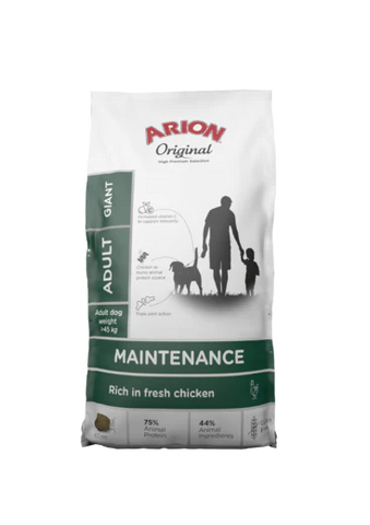 Arion Original Adult Giant Kana & Riisi 12 kg (-57%)