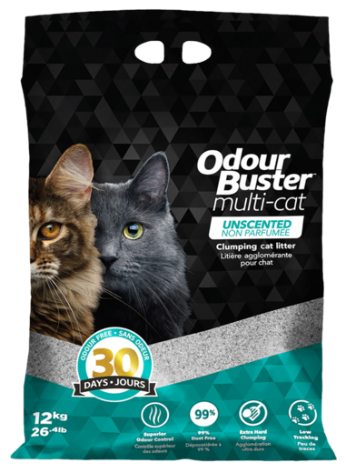 Odour Buster Multi-Cat Kissanhiekka 12 kg (löytökorituote) (-5€)