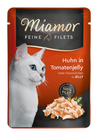 Miamor Fine Filets Kana & Tomaatti Hyytelössä 100 g
