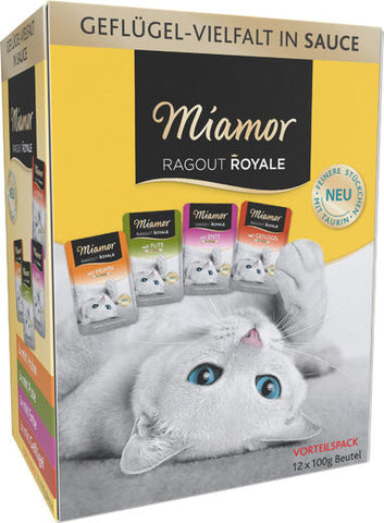Miamor Ragout Royale Sauce Siipikarja Lajitelma 12 * 100 g (-10%)
