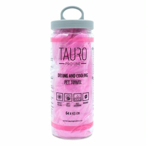 Tauro Pro Line Drying & Cooling Towel Pinkki 66*43 cm