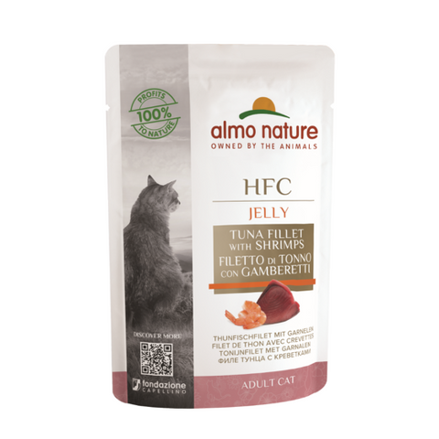 Almo Nature Tonnikala & Katkarapu Jelly 55 g (-20%)