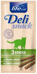 Lifecat Kalkkuna & Kani Herkkutikku Kissoille 3-pack