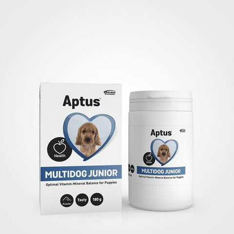 Aptus Multidog Junior 180 g (huom. päiväys, -90%)