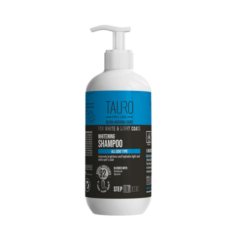 Tauro Pro Line Ultra Natural Care White Coat Whitening Shampoo 400 ml