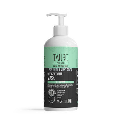 Tauro Pro Line Ultra Natural Care White Coat Intense Hydrate Mask 400 ml