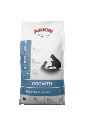 Arion Growth Medium Breed Puppy Kala 2 kg (-71%)