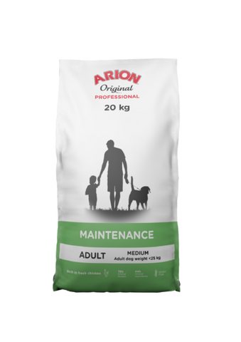 Arion Adult Maintenance Medium Kana 20 kg Jättisäkki (-30€)
