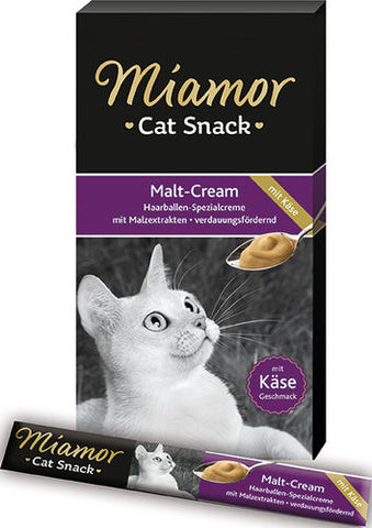 Miamor Cat Snack Mallas & Juusto Tahna 6*15 ml (löytökorituote) (-20%)
