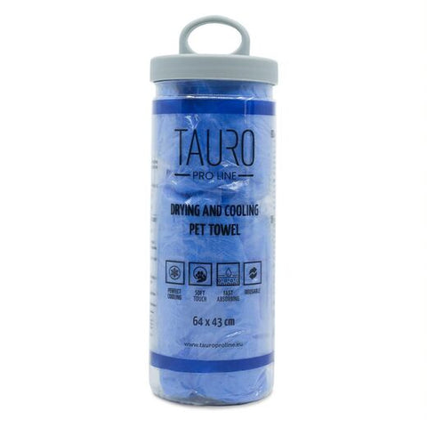 Tauro Pro Line Drying & Cooling Towel Sininen 66*43 cm