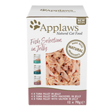 Applaws Kissa Kalalajitelma Hyytelössä 70 g 12-pack