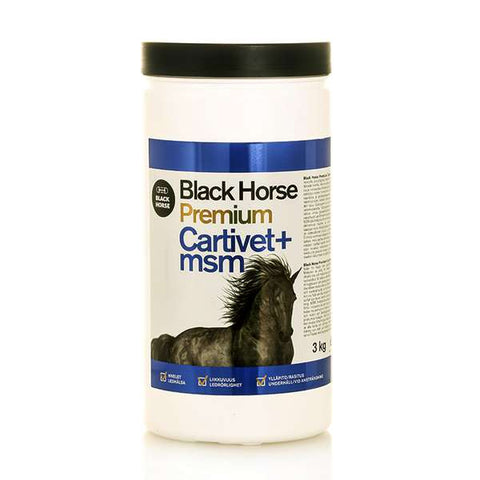 Black Horse Premium Cartivet+MSM 3 kg * 2 kpl TUPLA (-50€)