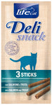 Lifecat Lohi & Taimen Herkkutikku Kissoille 3-pack (-33%)