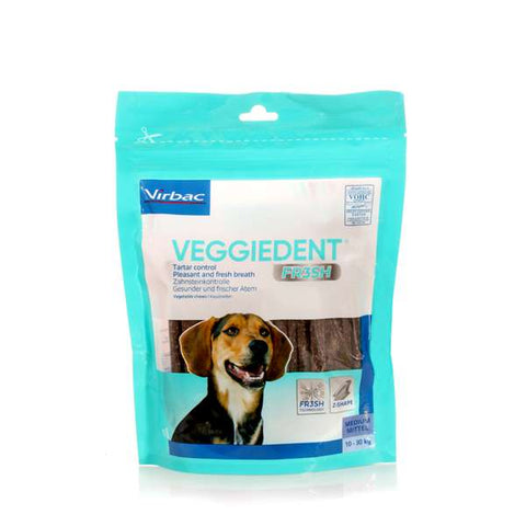 VeggieDent Fr3sh Makupalat 10-30 kg Koirille 15 kpl