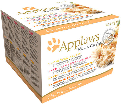 Applaws Kissa Kana Lajitelma 12-pack (-25%)