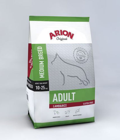 Arion Original Adult Medium Lammas & Riisi 12 kg