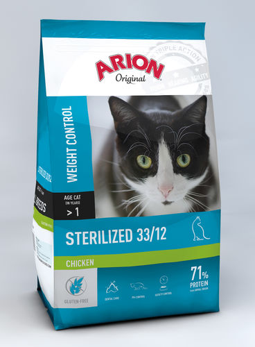 Arion Original Kissa Sterilized Kana 2 kg (-47%)
