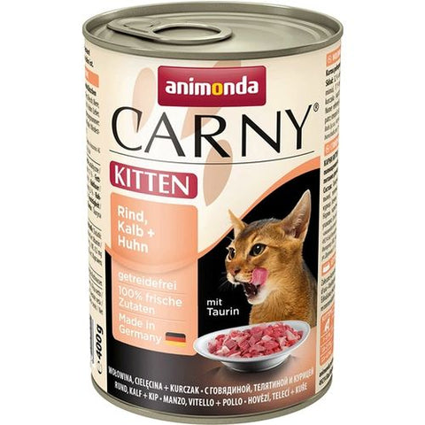 Carny Kitten Nauta, Vasikka & Kana 400 g