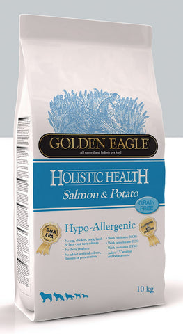 Golden Eagle Hypoallergenic Salmon & Potato 2*10 kg (tilaustuote) (-10€)