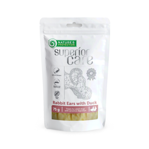 NP Superior Care White Kaninkorvat & Ankka 75 g (-25%)