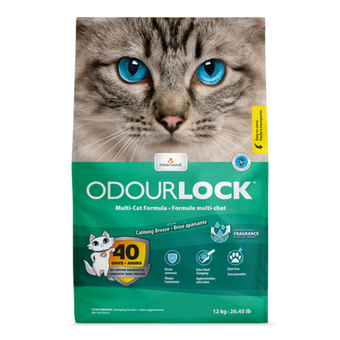 Odour Lock Calming Breeze Kissanhiekka 12 kg