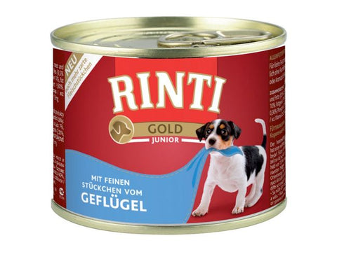 Rinti Gold Junior Siipikarja 185 g (-22%)