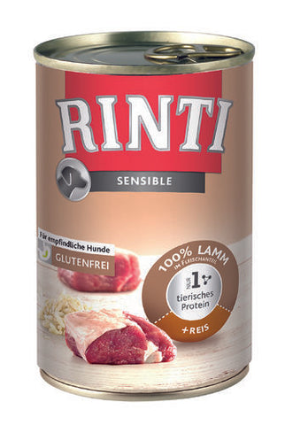Rinti Sensible Lammas & Riisi 400 g (-50%)