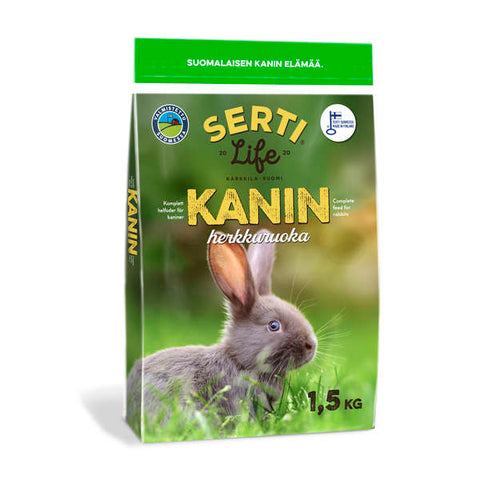 Sertilife Kotimainen Kanin Herkkuruoka 1,5 kg