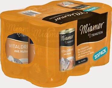 Miamor Trinkfein Vitaljuoma Kanalla 6*135 ml (6-pack)