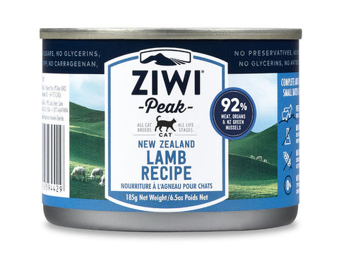 ZiwiPeak Kissa Lammas 185 g (-60%, löytökorituote)